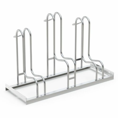 De uitvoering met 3 fietsplekken enkelzijdig